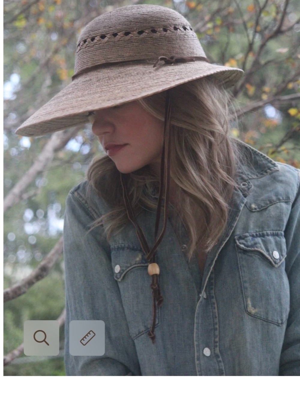 Tula like new women’s woven hat - Picture 3 of 5